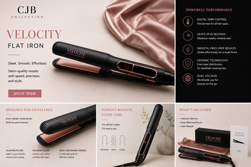 VÉLOCITÉ™ Professional Flat Iron